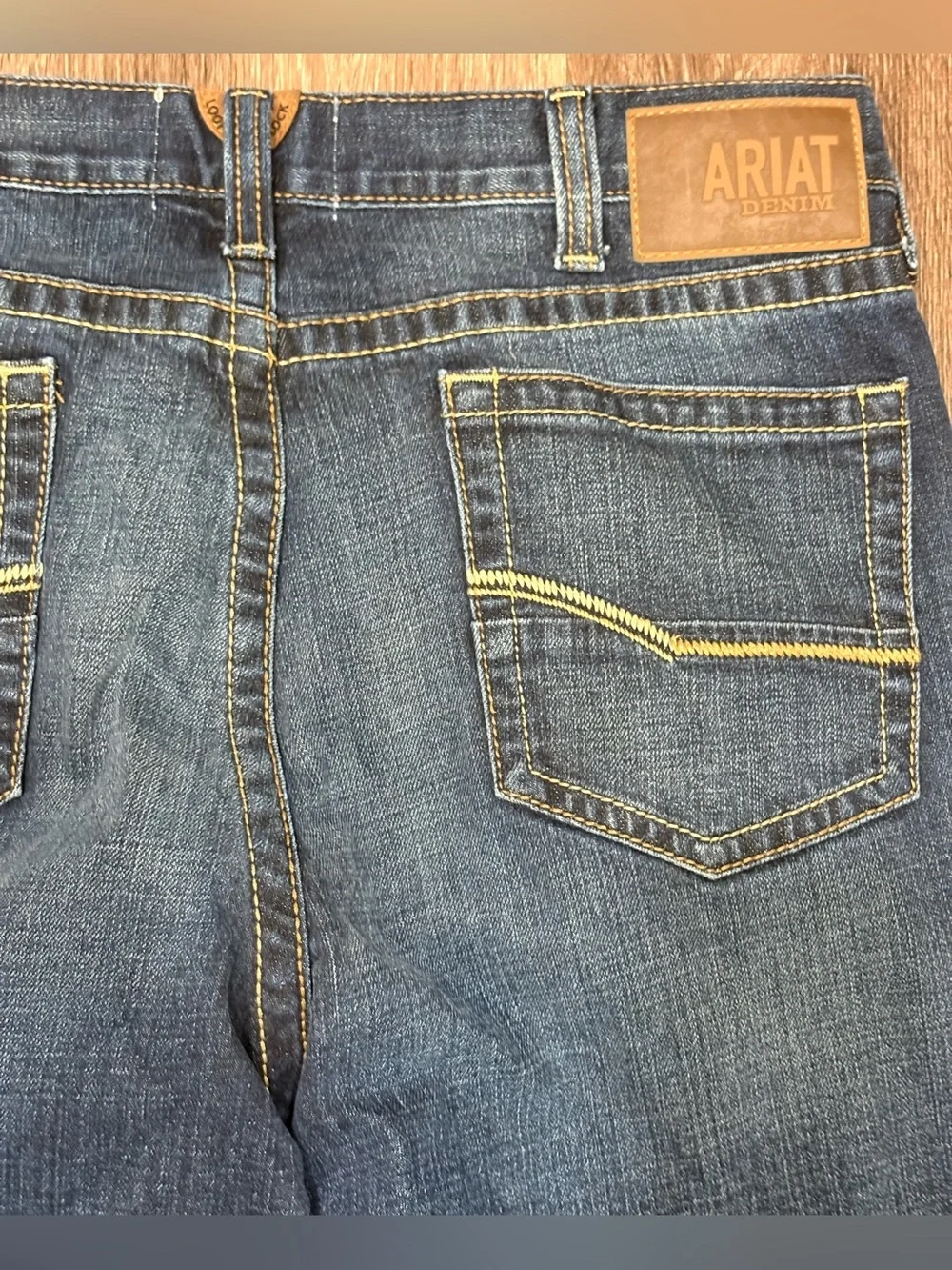 ARIAT MEN'S M7 ROCKER SUMMIT SLIM STRAIGHT STRETCH DENIM JEANS Size 36/34
